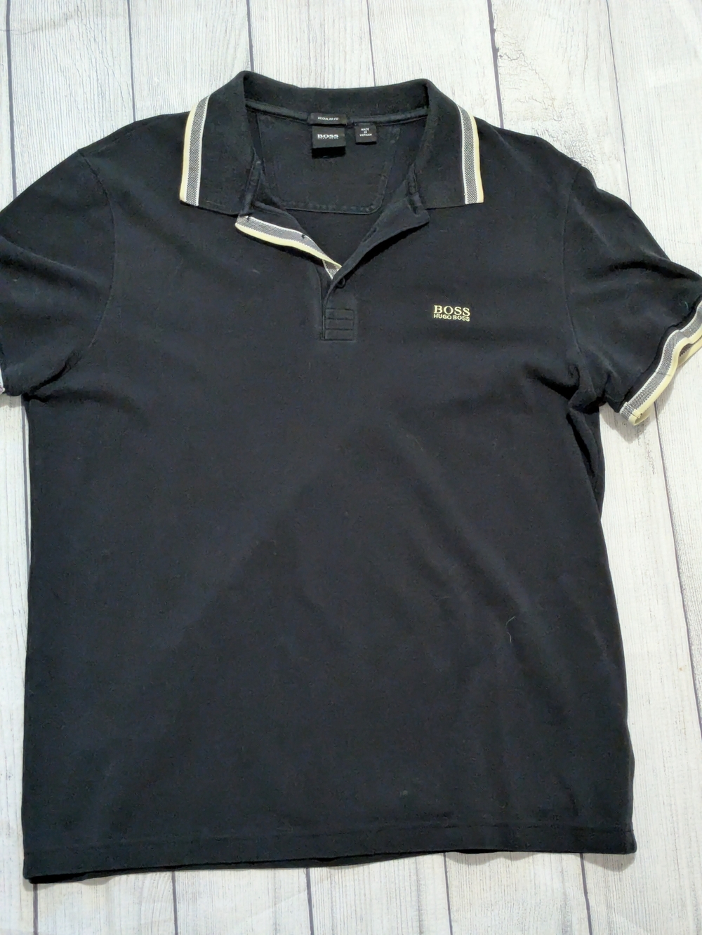 Hugo Boss Men's Polo Black Size Medium